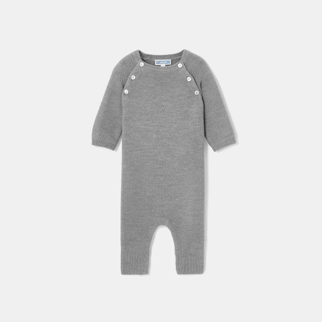 Baby boy merino wool onesie