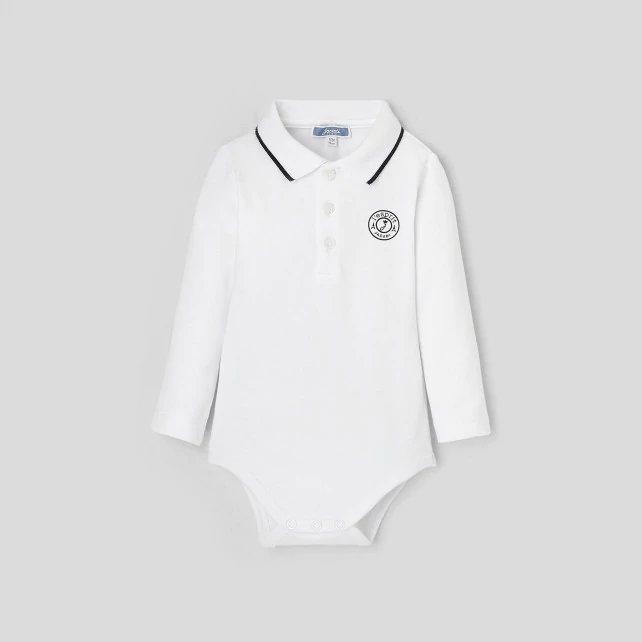 Baby boy polo shirt bodysuit