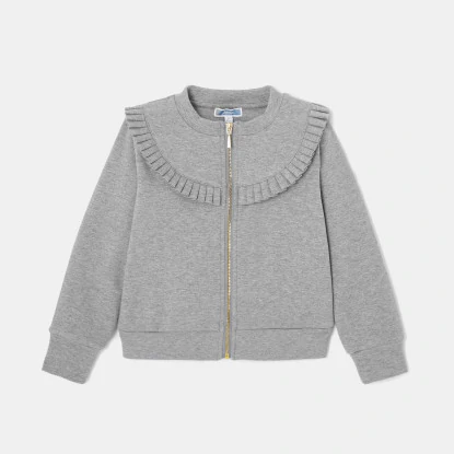 Girl fleece cardigan