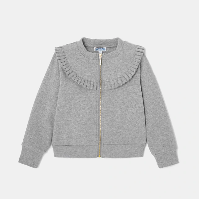 Girl fleece cardigan