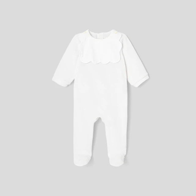 Baby girl velvet bouclette pyjamas