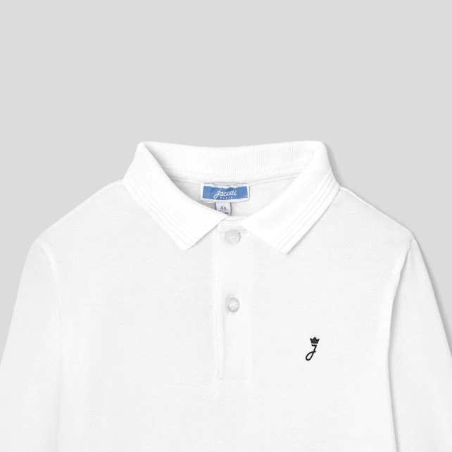 Boy long sleeve polo shirt