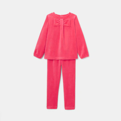 Girl velour pyjamas