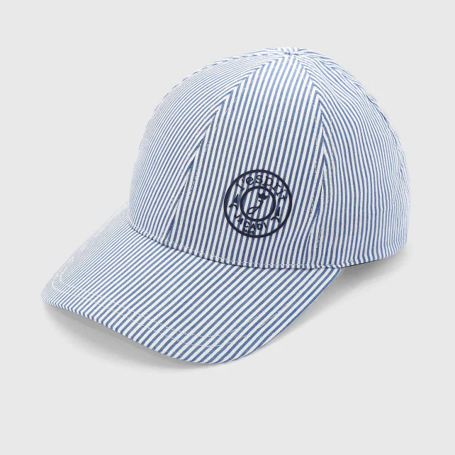 Boy striped baseball cap