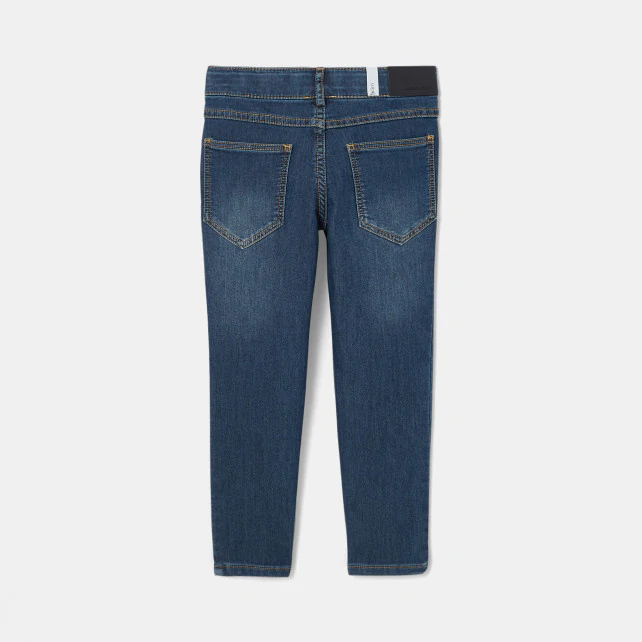 Boy denim fleece trousers