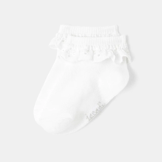 Baby girl ruffled socks