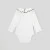 Baby girl bodysuit with ruffle