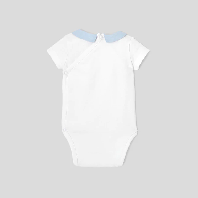 Baby boy short-sleeved bodysuit