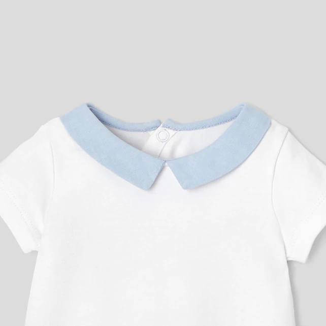 Baby boy short-sleeved bodysuit