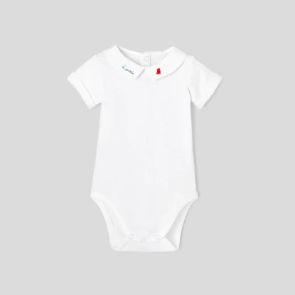 Baby boy short-sleeved bodysuit