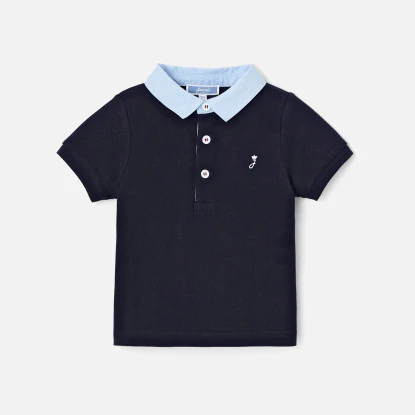 Baby boy short sleeve polo shirt