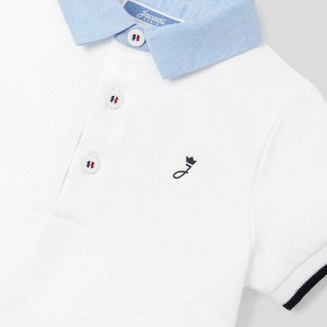 Baby boy short sleeve polo shirt