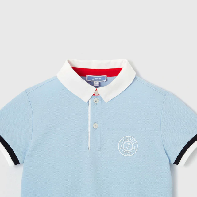 Boy short-sleeve polo shirt