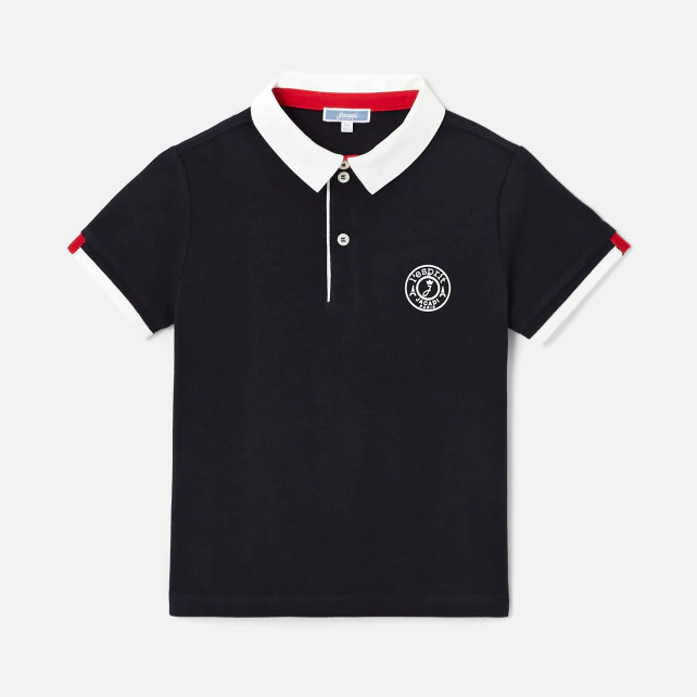 Boy short-sleeve polo shirt