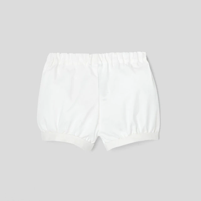 Baby girl twill shorts