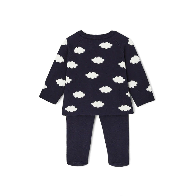 Baby boy jersey knit set