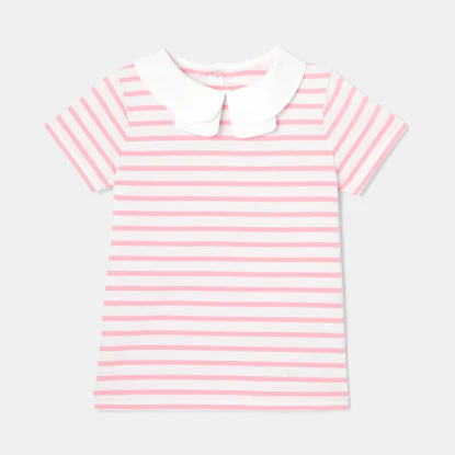 Girl striped polo