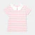 Girl striped polo shirt