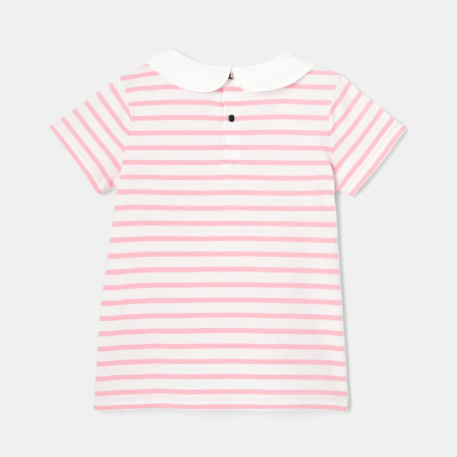 Girl striped polo