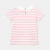 Girl striped polo shirt