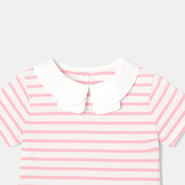 Girl striped polo