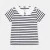 Girl striped polo shirt