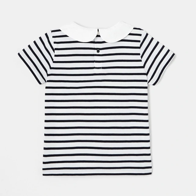 Girl striped polo