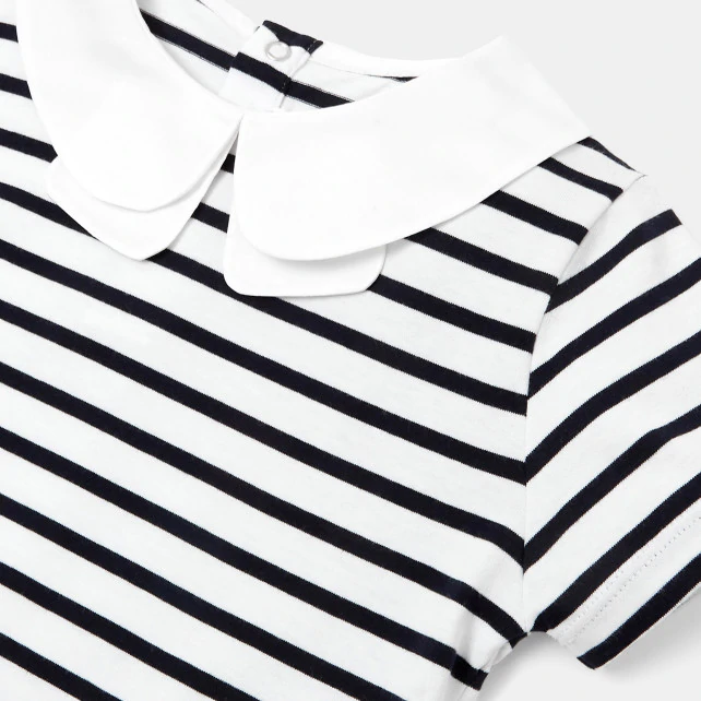 Girl striped polo