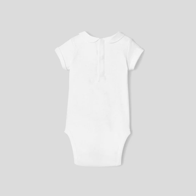 Baby girl short-sleeved bodysuit