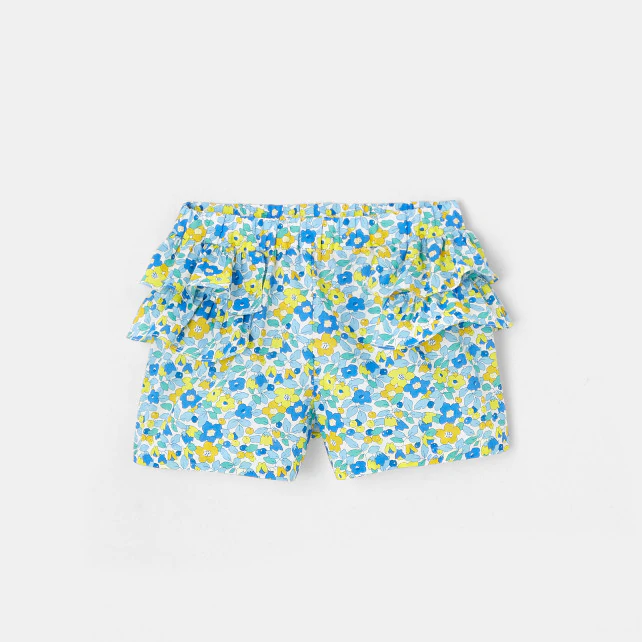 Toddler girl Liberty print shorts