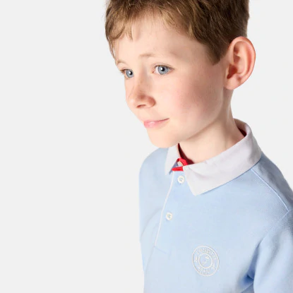 Boy short-sleeve polo shirt