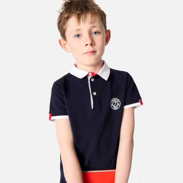 Boy short-sleeve polo shirt