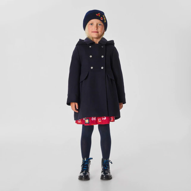 Girl wool coat