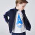 Boy high collar cardigan