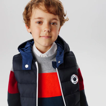 Boy reversible down jacket