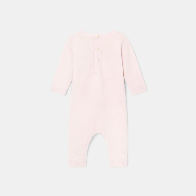 Baby girl knit onesie