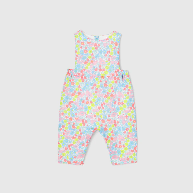 Baby girl Liberty fabric onesie