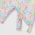 Baby girl Liberty fabric onesie