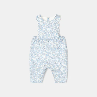 Baby girl Liberty fabric onesie