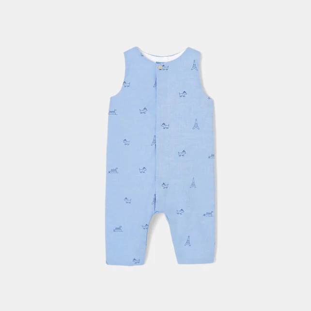 Baby boy Oxford onesie