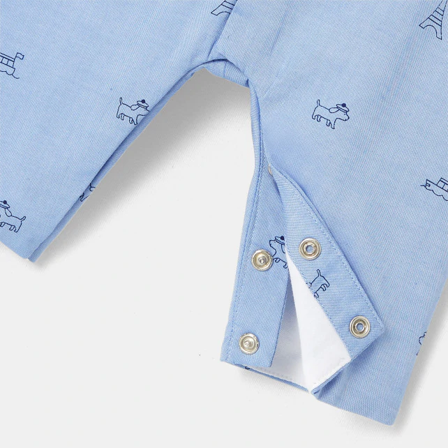 Baby boy Oxford onesie