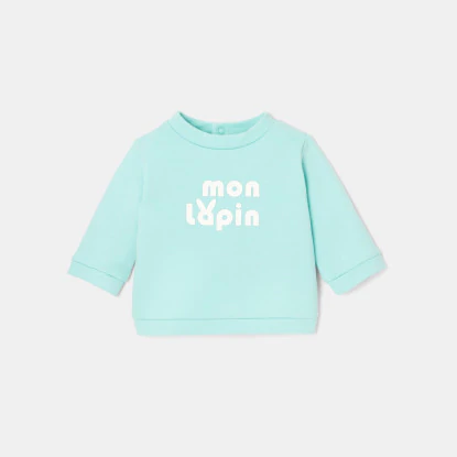 Baby boy fleece sweatshirt