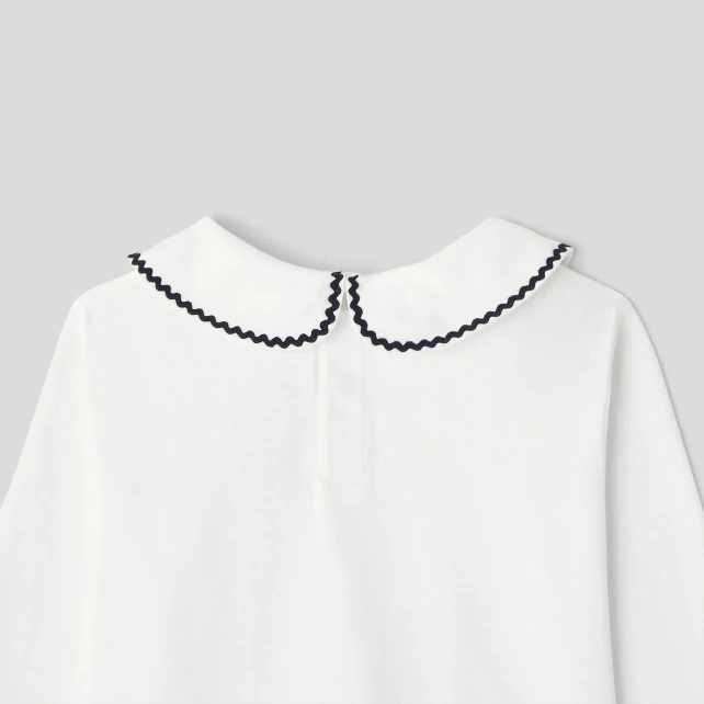 Girl peter pan collar t-shirt