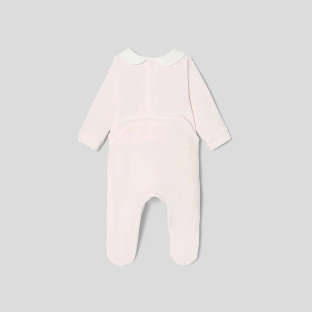 Baby girl velour pyjamas