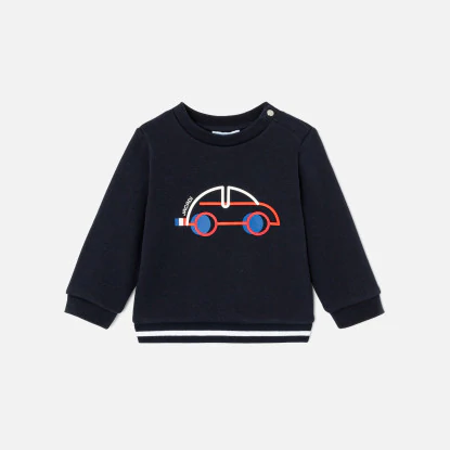 Baby boy fleece sweatshirt