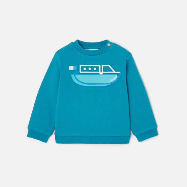 Baby boy fleece sweatshirt