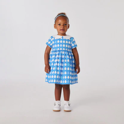 Baby girl short sleeve dress