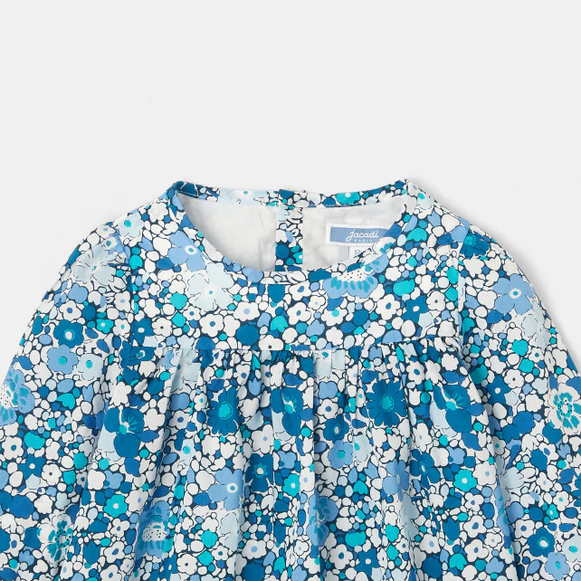 Baby girl Liberty fabric blouse