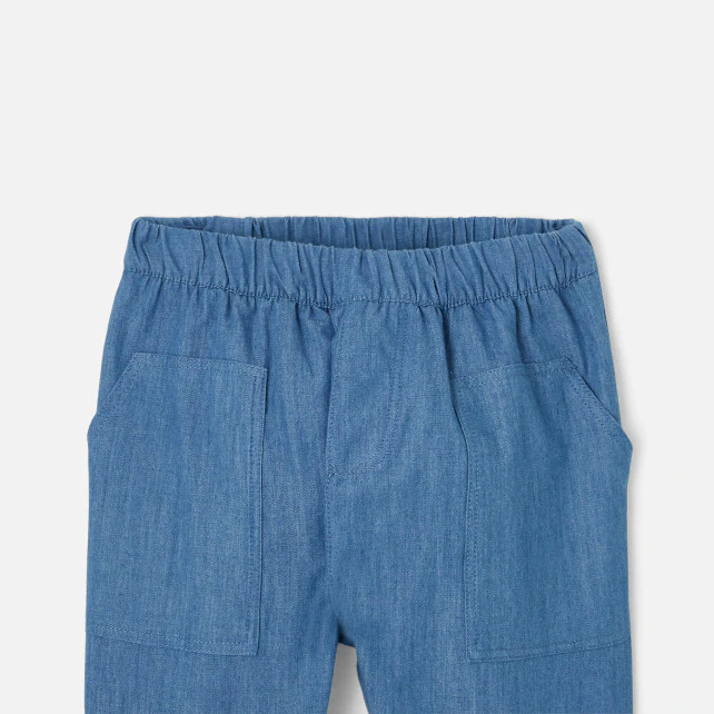 Baby boy chambray trousers