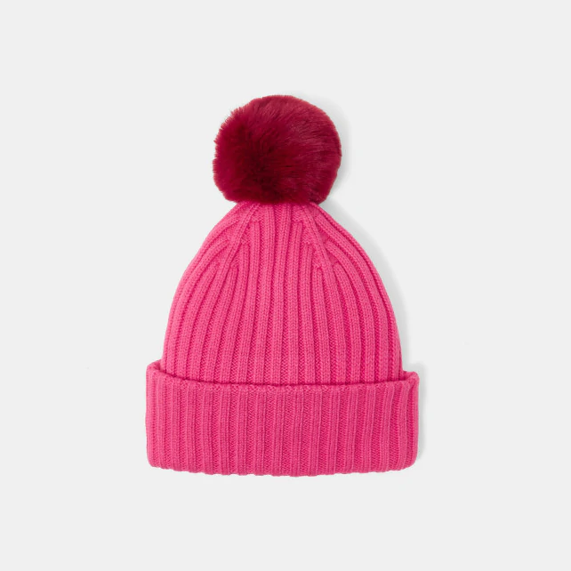 Girl ribbed knit beanie